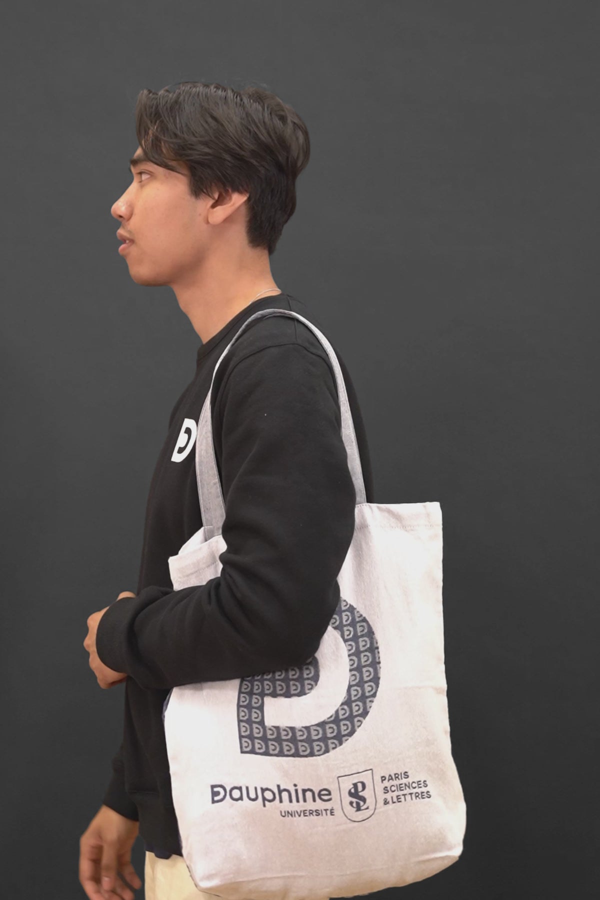Le Tote Bag Campus Bleu Jean